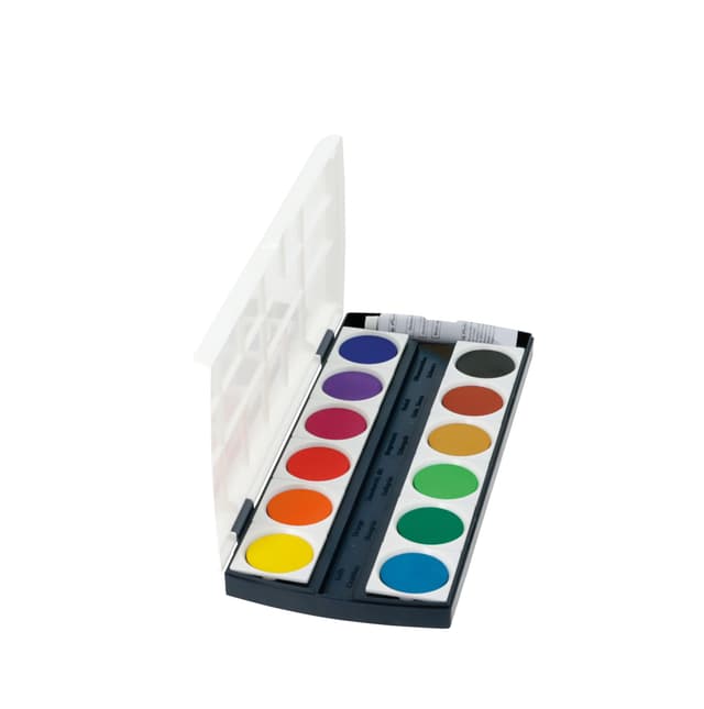 Herlitz 10116655 Schulmalfarben Deckfarbkasten 🎨🖌️