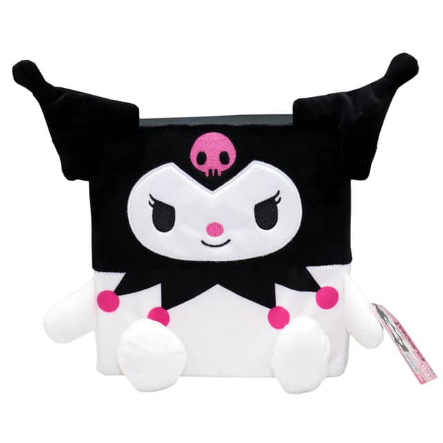 🎀 Hello Kitty Cubeez Kuromi 20 cm 🧸 - Stapelbares Kuscheltier mit Gedächtnisschaum 🌈