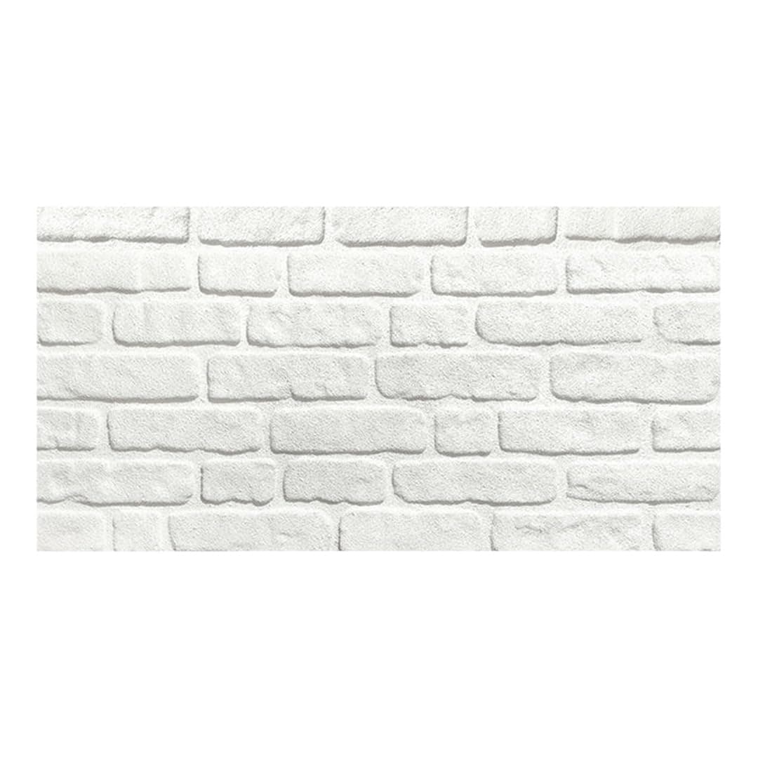 IZODEKOR Wandverkleidung Steinoptik Styropor 3D Wandpaneele - Verblender Steinoptik für Küche, Badezimmer, Balkon, Schlafzimmer, Wohnzimmer, Küchenrückwand und Terrasse | Schneewittchen 1x Panel