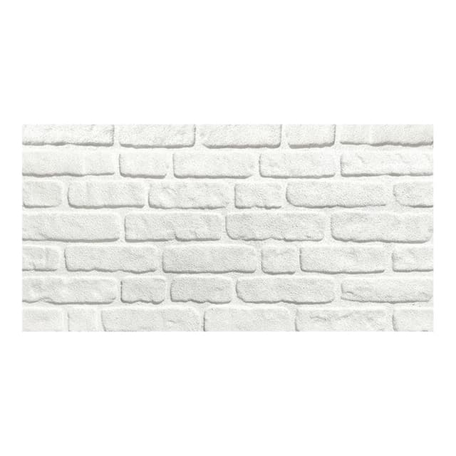 IZODEKOR Wandverkleidung Steinoptik Styropor 3D Wandpaneele - Verblender Steinoptik für Küche, Badezimmer, Balkon, Schlafzimmer, Wohnzimmer, Küchenrückwand und Terrasse | Schneewittchen 1x Panel