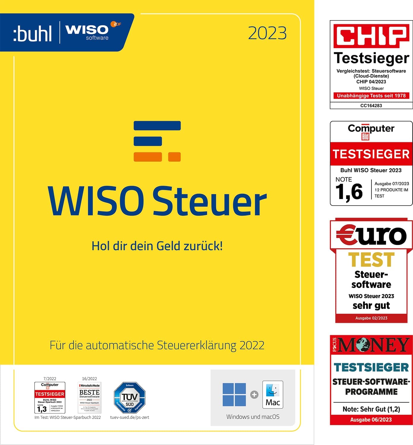 WISO Steuer 2023 | Aktivierungscode per E-Mail 📊🔍