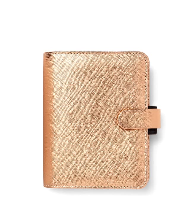🌟📅 FILOFAX Saffiano Pocket Organiser Rose Gold 2025 Tasche Rose Gold 🌟📅