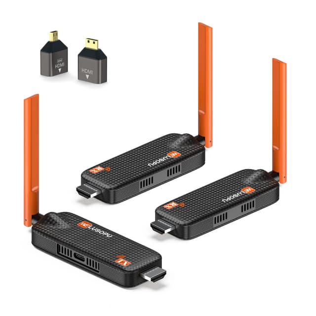 Wireless HDMI Transmitter & 2 Receivers, 1080P HDMI Funkübertragung 📡