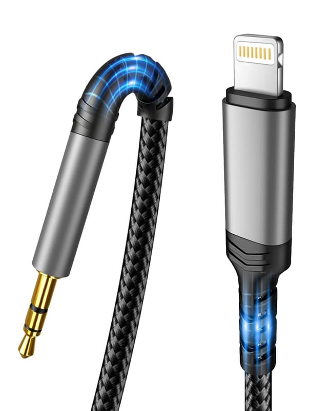[🎧 Apple MFi Zertifiziert] Auto AUX Kabel für iPhone 📱
