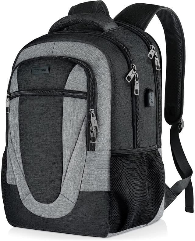 🎒 BIKROD Rucksack Herren und Damen | Wasserdichter Schulrucksack mit USB-Ladeanschluss