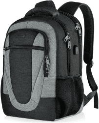 🎒 BIKROD Rucksack Herren und Damen | Wasserdichter Schulrucksack mit USB-Ladeanschluss