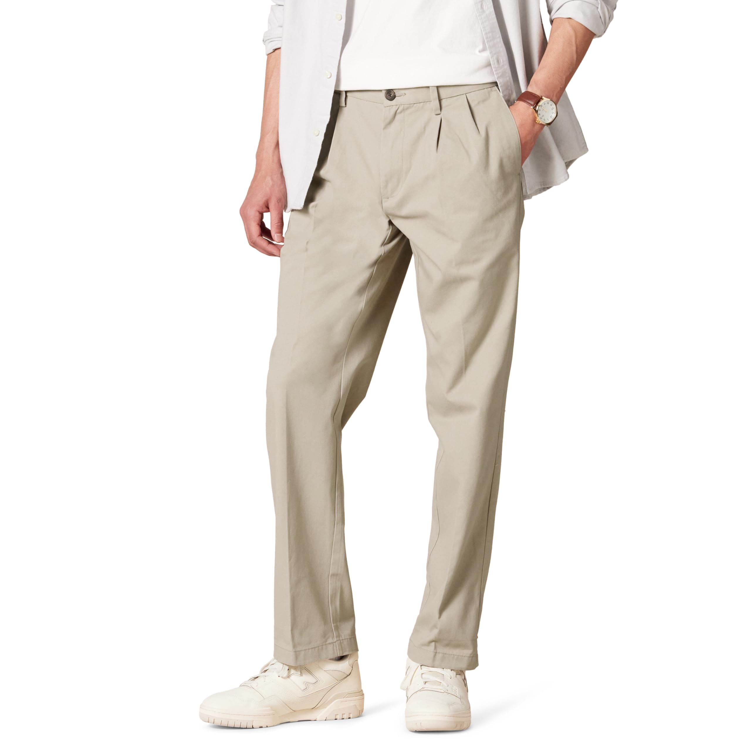 Amazon Essentials Herren Knitterfreie Chinohose | Klassische Passform | Bügelfalte | 40W / 29L Schiefergrau 😎👖