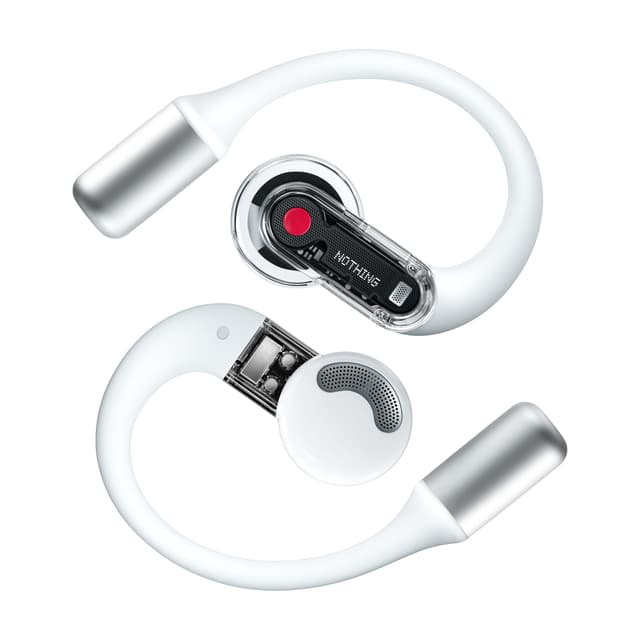 🎧 Nothing Ear (Open) Open-Ear-Ohrhörer mit Zwei Mikrofone und AI Clear Voice - Weiß