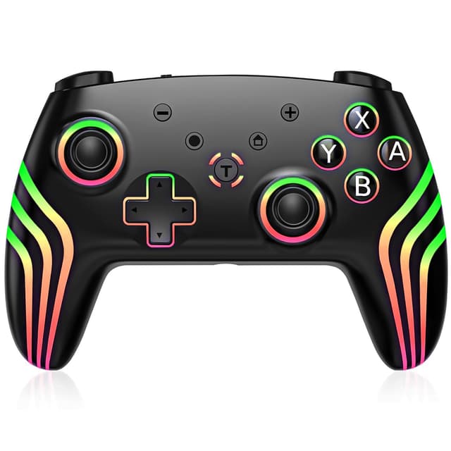 🎮 Hauibela Switch Pro Controller mit Veränderbaren RGB Lichtern 🌈