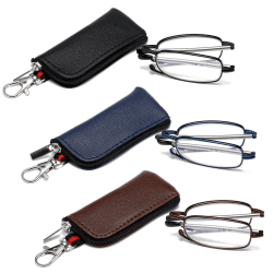 👓 OWTXIS 3er-Pack Faltbare Lesebrille für Herren Damen Schlüsselanhänger 🔑