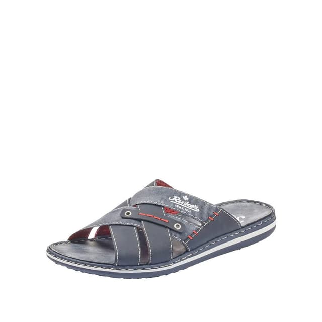 🔥 Mega Deal: Rieker Herren 21099 Pantoletten 42 EU Blau - Nur 34.2€!