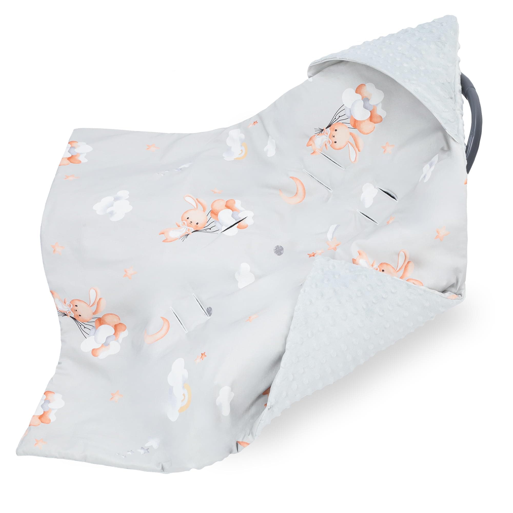 Sonderangebot: Einschlagdecke Babyschale Baby Decke 90x90 cm 🌟