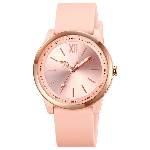 Süße Damenarmbanduhr mit Silikonarmband 🌸 Wasserdicht und buntfarbig