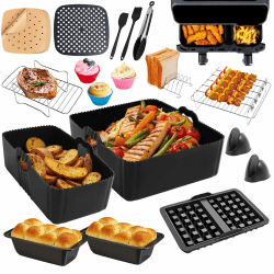 🔥🍟 Airfryer Zubehör-Set für Philips Airfryer Dual Basket 3000 Serie 🍳🥖