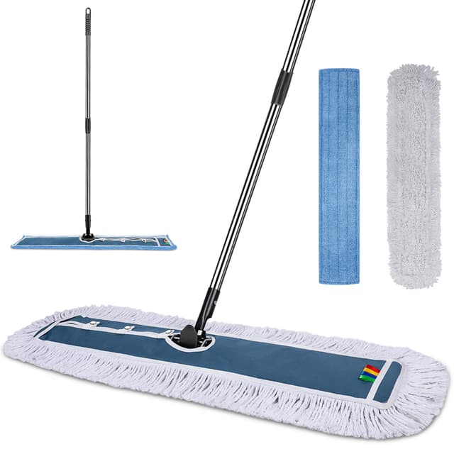 MASTERTOP Wischmop Bodenwischer Großer, 105cm Breit Flach Mopp 🐬