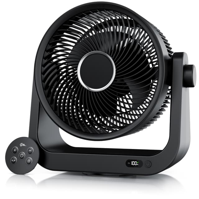 CSL - Akku Tischventilator mit Fernbedienung 🌀 Sehr leise & leistungsstark 🌬️