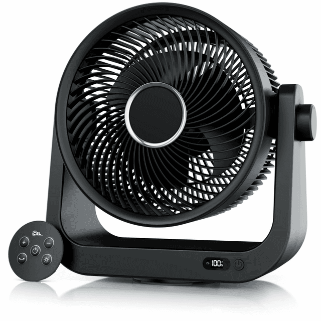 CSL - Akku Tischventilator mit Fernbedienung 🌀 Sehr leise & leistungsstark 🌬️