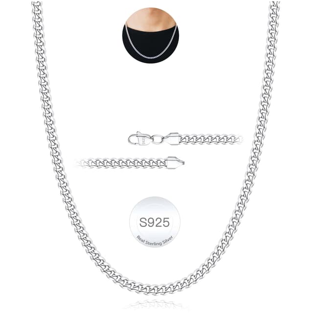 Rajputana S925 Sterling Silber Kette für Männer 🌟 Hypoallergen und Robust 🌟