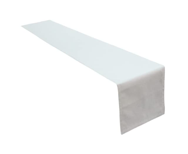 🌟 Lemos Home Hochwertiger Tischläufer aus 100% Baumwolle Kollektion | Weiß 40x180cm