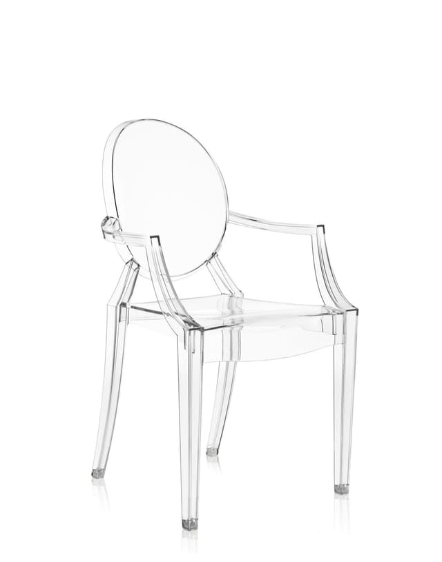 🌟 Super Deal! Kartell Louis Ghost Stuhl 2er-Satz Glasklar - Design von Philippe Starck