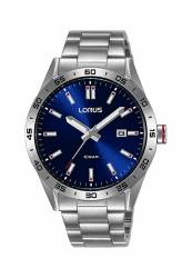 Lorus Herren Quarz Uhr mit Metall Armband RH961NX9, Silber ⌚🌊💫