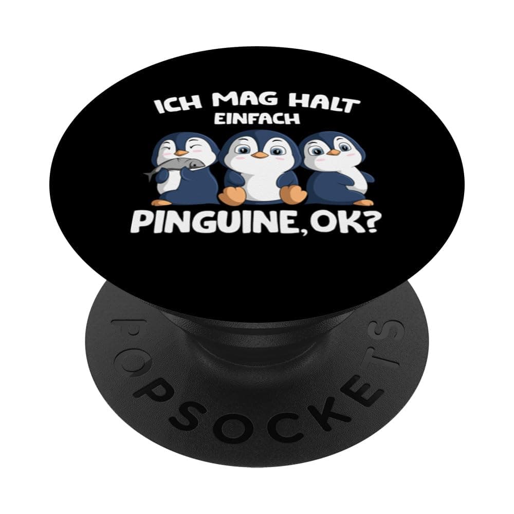 Süßes Pinguin Design PopSockets Klebender PopGrip 🐧