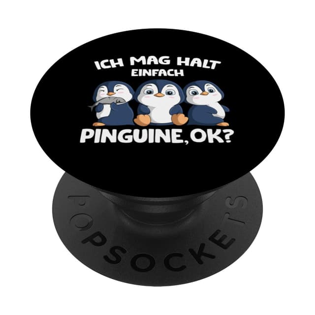 Süßes Pinguin Design PopSockets Klebender PopGrip 🐧
