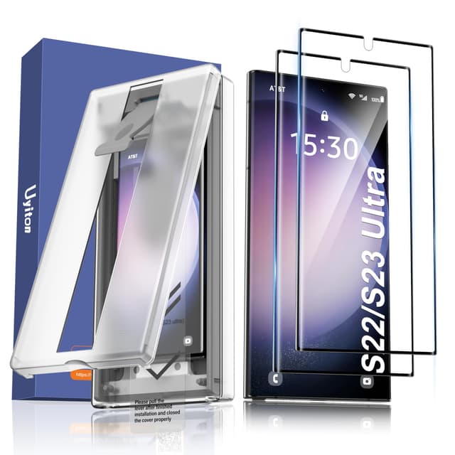 📱 Uyiton Samsung Galaxy S23 Ultra/S22 Ultra Schutzfolie 2 Stück