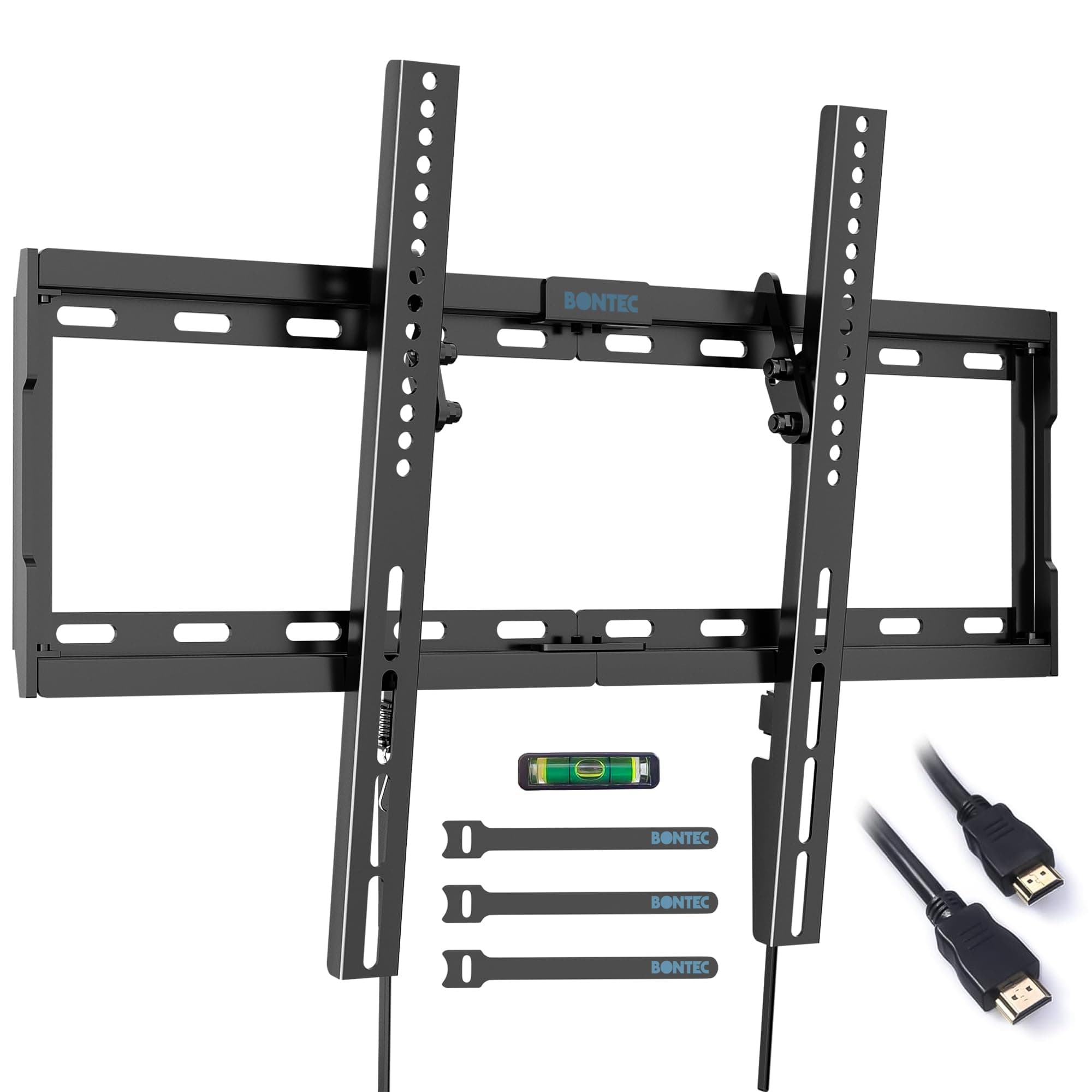 📺🔧 BONTEC TV Wandhalterung für 37-80 Zoll Fernseher - Neigbar & Platzsparend 📏