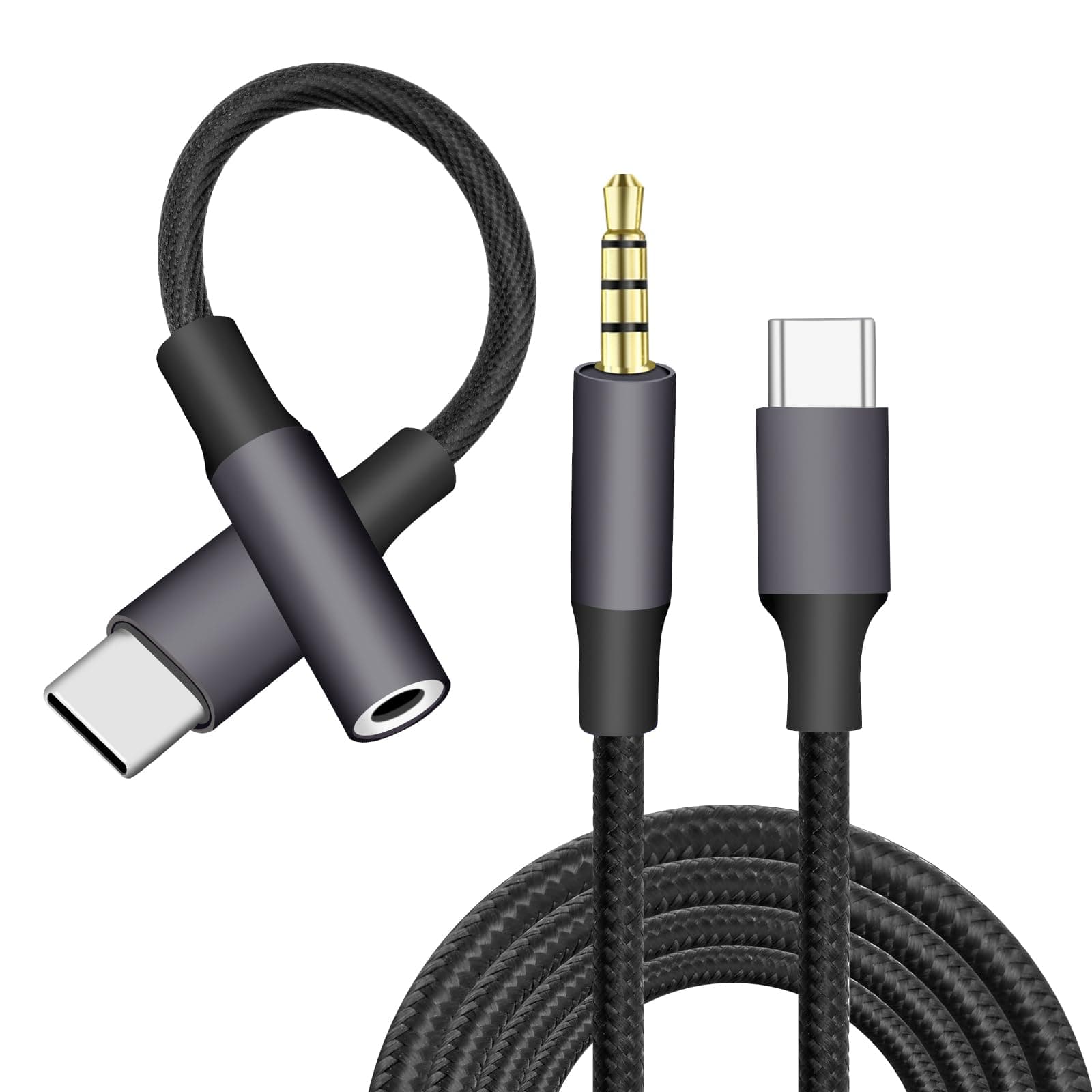 Evavii USB C auf Aux Kabel 1M & Adapter USB C auf Klinke 🎧