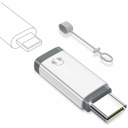 🎧 Bakibo Lightning auf USB C Adapter Audio | Adapter für Kopfhörer mit Inline-Fernbedienung 🎶