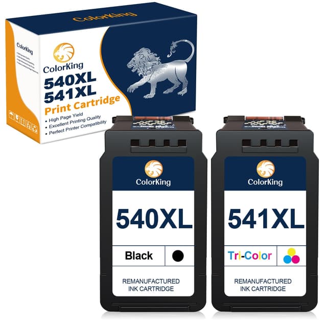 ColorKing 540XL 541XL Multipack Ersatz für Canon Druckerpatronen 540 541 XL 🖨️