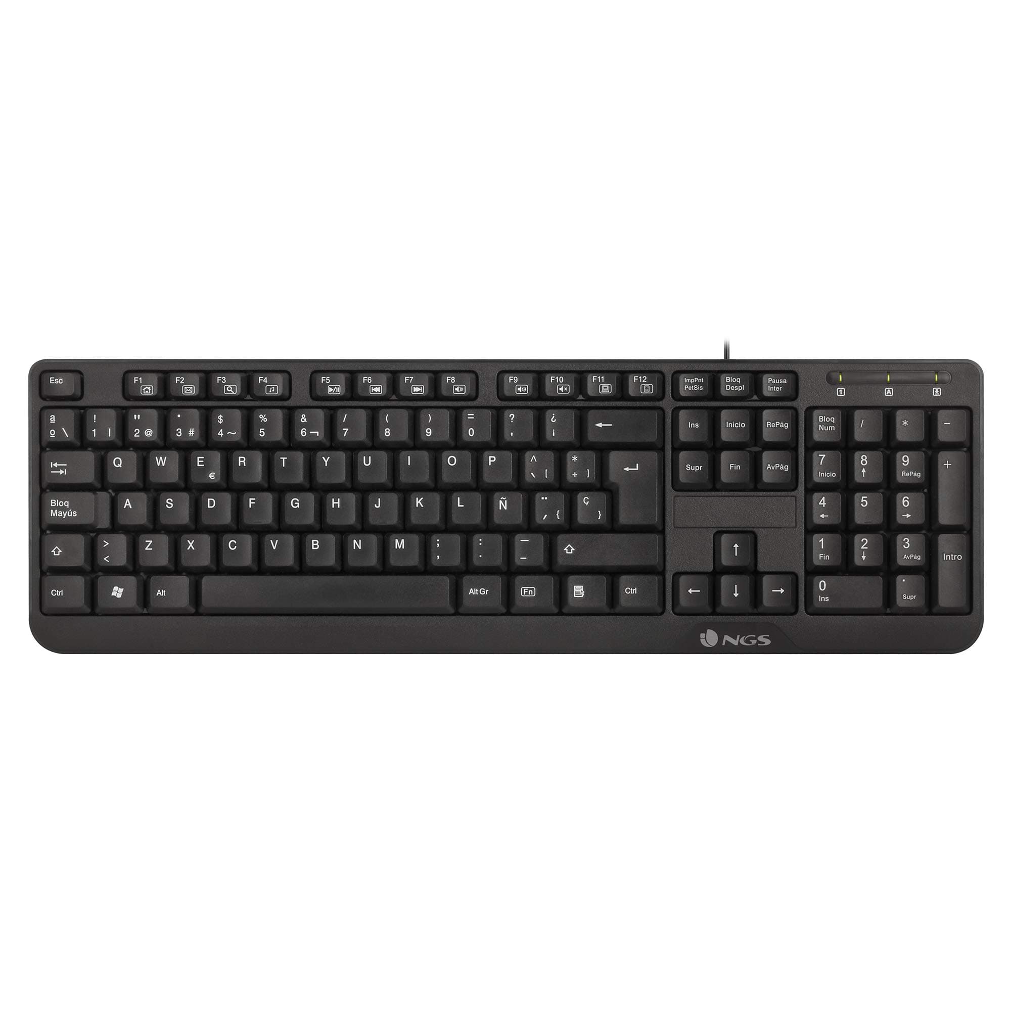 NGS FUNKYV3 USB-Tastatur 🌟 Spanische QWERTY 🇪🇸