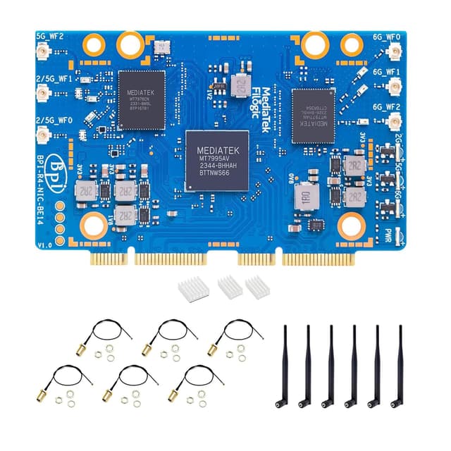 Banana Pi BPI-R4 WiFi 7 Wireless Dual-Band Router Board OpenWRT 🍌🔗