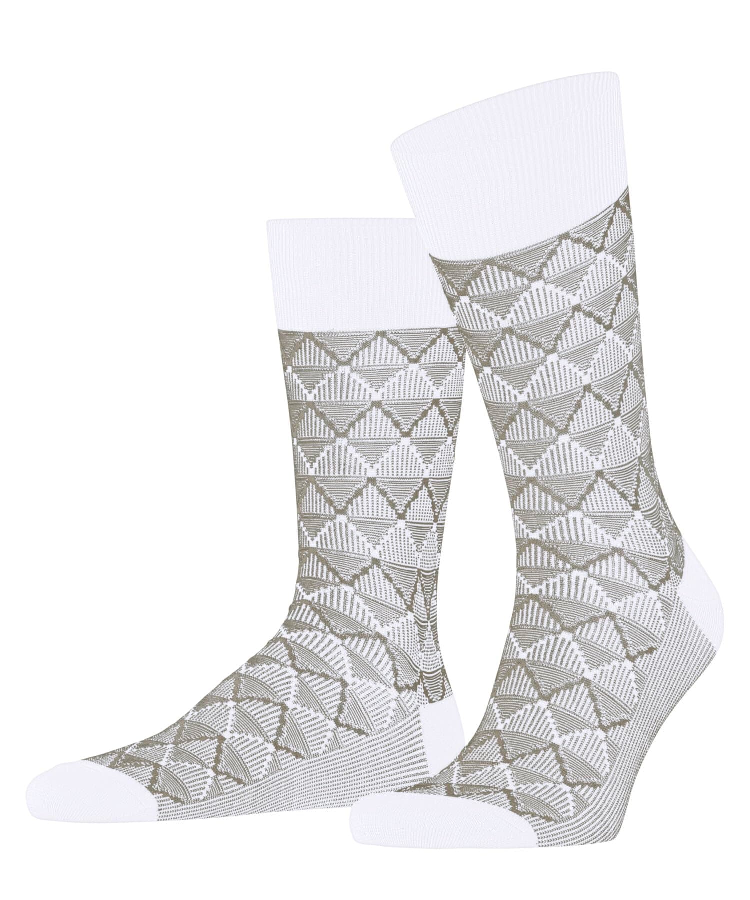 FALKE Herren Colonial Style Socken 👣🧦 Nachhaltige Bio-Baumwolle | 1 Paar 41-42 Weiß White 2000