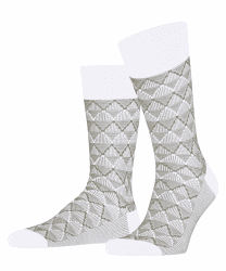 FALKE Herren Colonial Style Socken 👣🧦 Nachhaltige Bio-Baumwolle | 1 Paar 41-42 Weiß White 2000