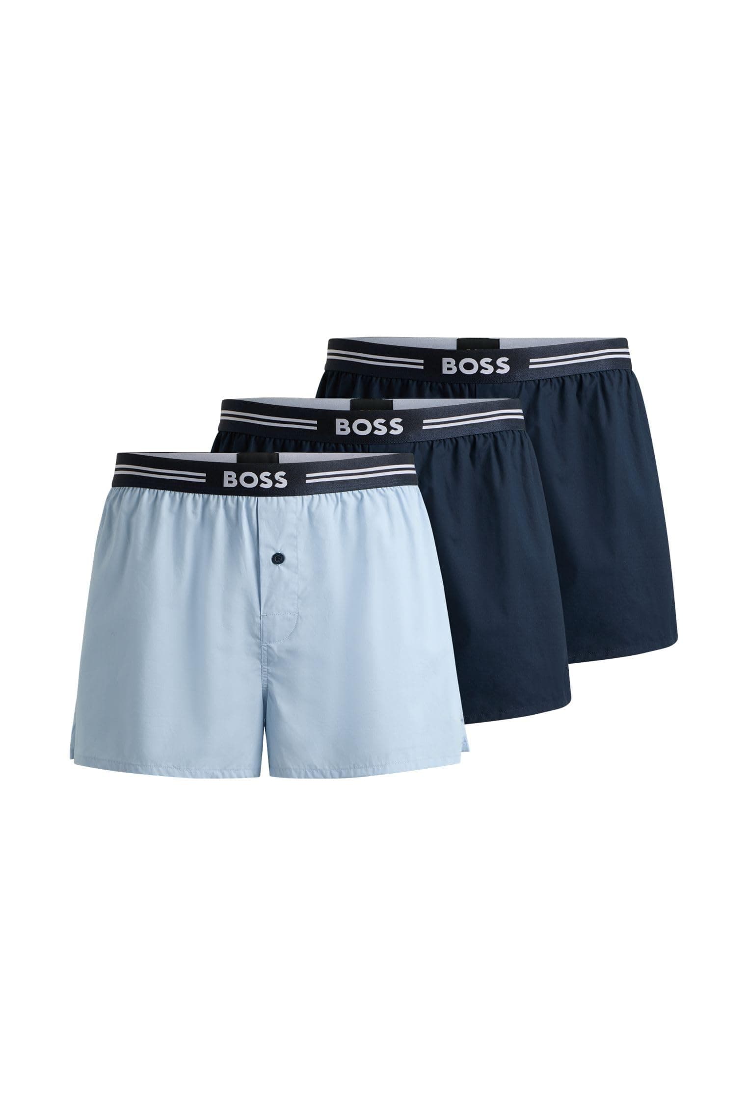 🔥 BOSS Herren Boxershort (3er Pack) S Dark Blue403 Angebot! 🎉