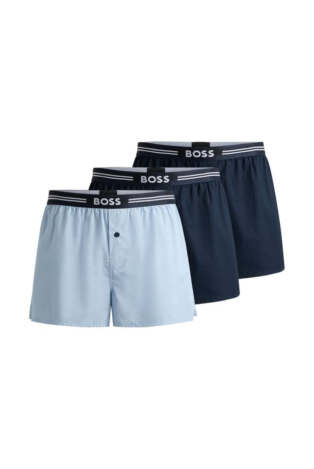 🔥 BOSS Herren Boxershort (3er Pack) S Dark Blue403 Angebot! 🎉