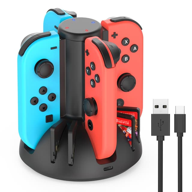 🎮 Switch Controller Ladestation für Nintendo Switch & OLED Modell Joy-Con
