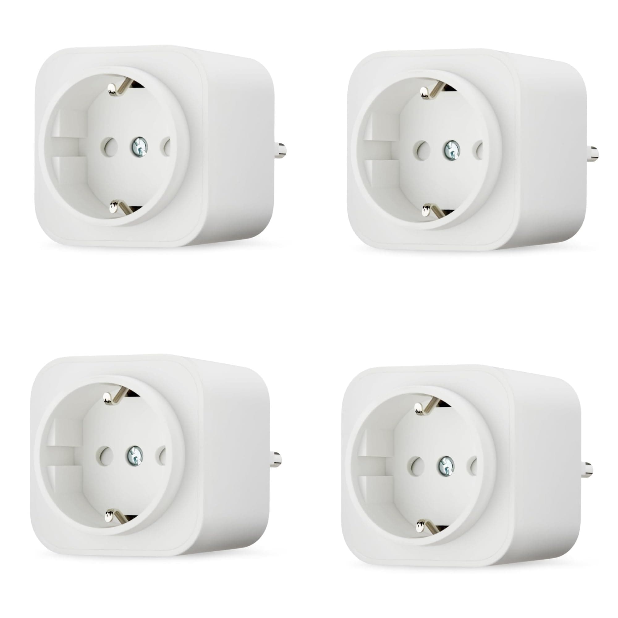 🔌 Amazon Basics Smart WLAN-Steckdose 2.4 GHz Wi-Fi für EU-Steckdose, Weiß, 4 Stück