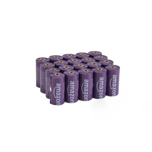 🐶 Amazon Basics Hundekotbeutel Lavendel, 300 Stück (20 Packungen) 🌿