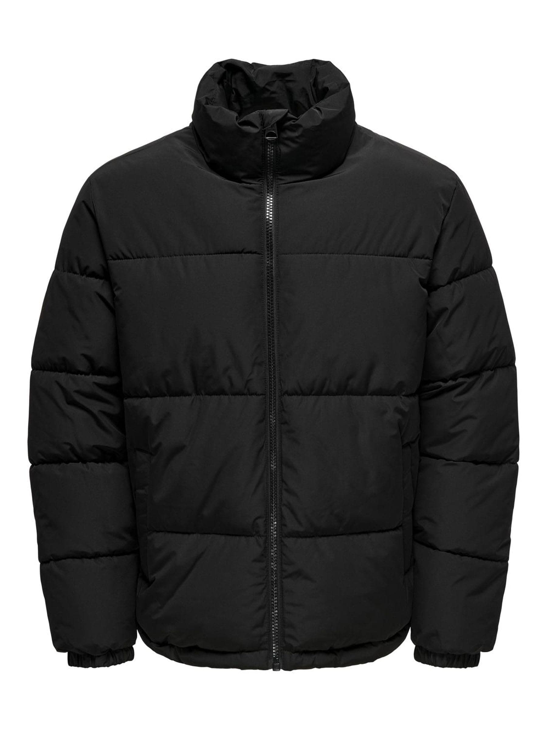 🔥 Nur & Söhne Herren Daunenjacke ONSMELVIN XXL Schwarz - Nur 23,3€!