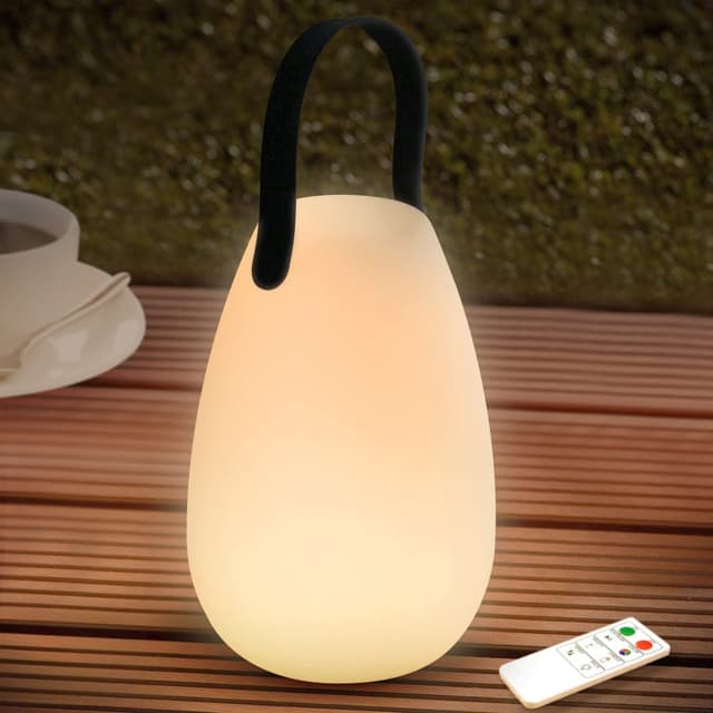 🌟 FUYO Outdoor Lampe LED Akku Tischleuchte 🌈 Tragbare Kabellos Dimmbare Tischlampe