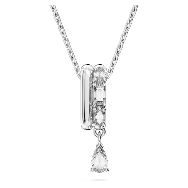 Swarovski Dancing Swan Halskette Weiß/Rhodiniert Imber-Anhänger 🦢💎