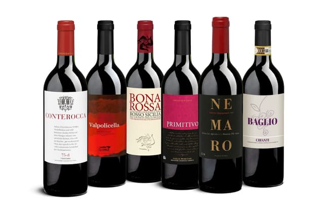 DELINAT – Weinpaket Bella Italia, Rotwein-Reise durch Italien 🍷🇮🇹