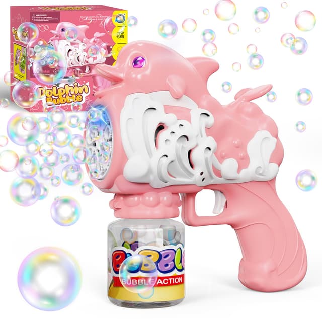 Panacare Delphin Seifenblasenpistolen - Kinder Seifenblasenmaschine Gun 🐬