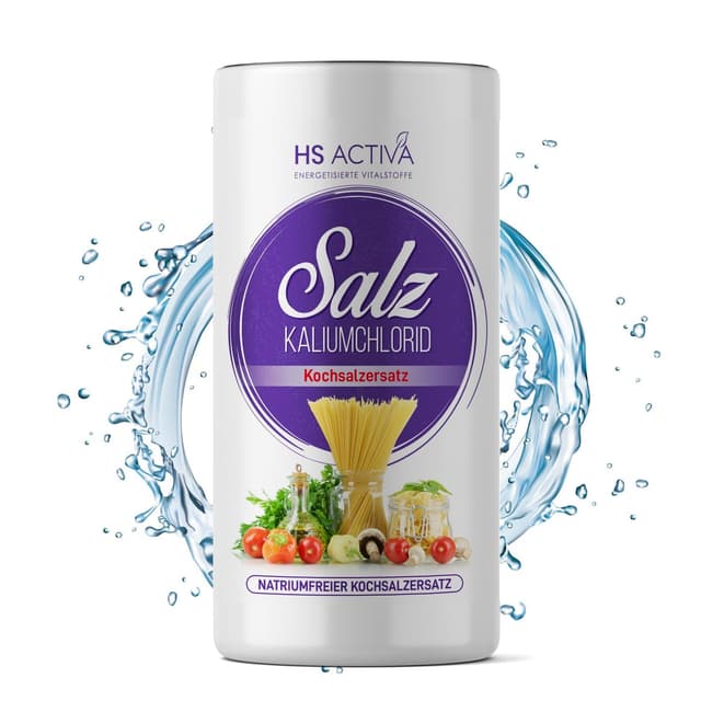 HS Activa Kaliumchlorid Kochsalzersatz 200g 🧂 - Reines Kaliumsalz für natriumarme Ernährung