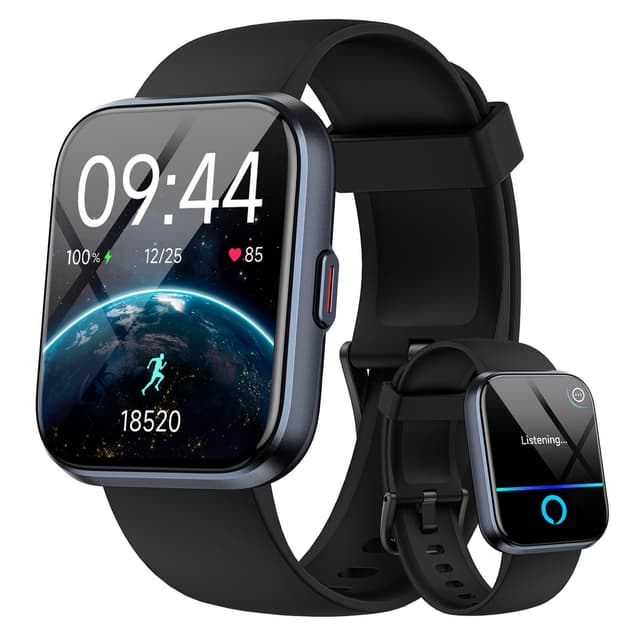 Fitpolo Smartwatch Damen Herren ⌚️ Fitnessuhr mit Telefonfunktion/Alexa 📞🔊