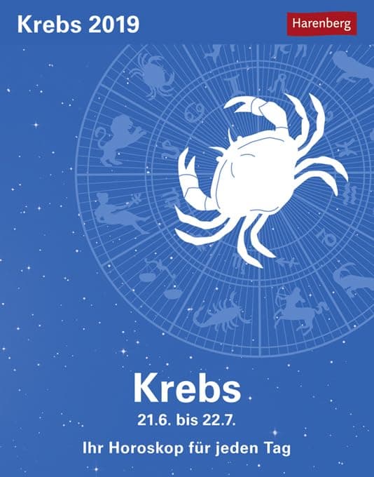 🦀 Krebs Sternzeichenkalender 2024 🌟 Tagesabreißkalender & Tischkalender
