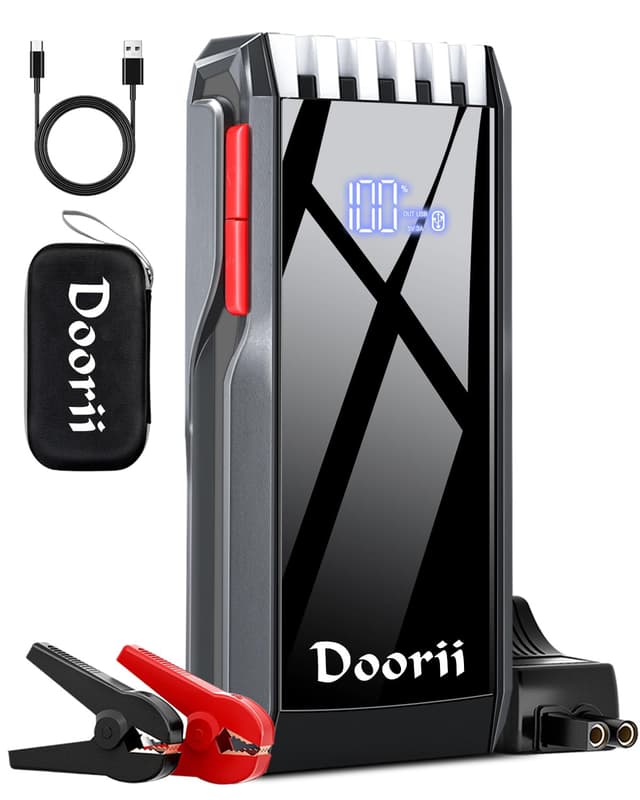 Starthilfe Powerbank 4000A Spitze Auto Starthilfe Powerbank für Pkw (Bis Zu 9,0L Benzin Oder 8,0L Diesel) 🚗
